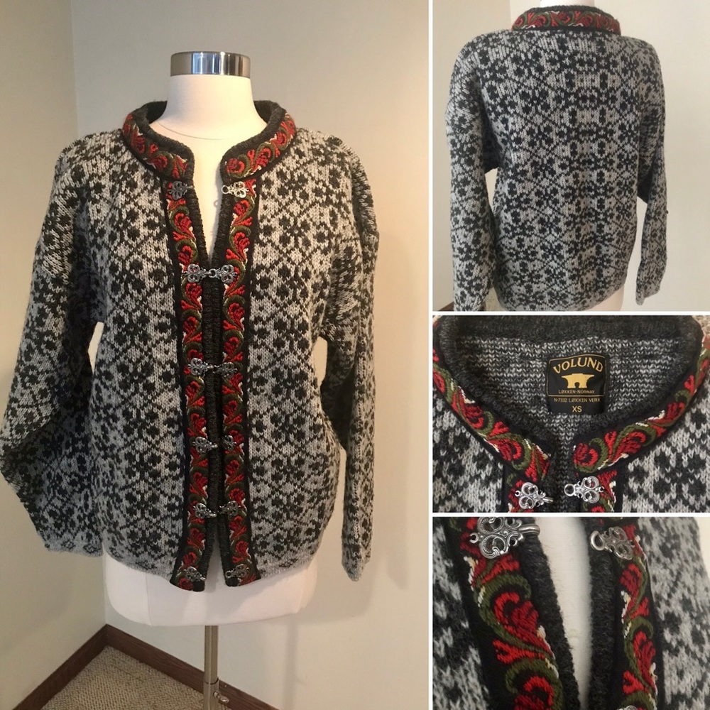 Norwegian style cardigan